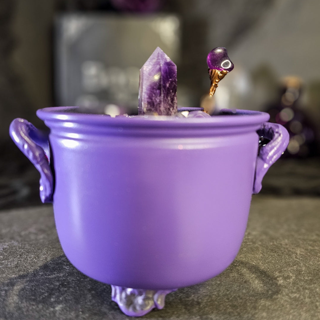 Amethyst Moon - Premium Cauldron Candle