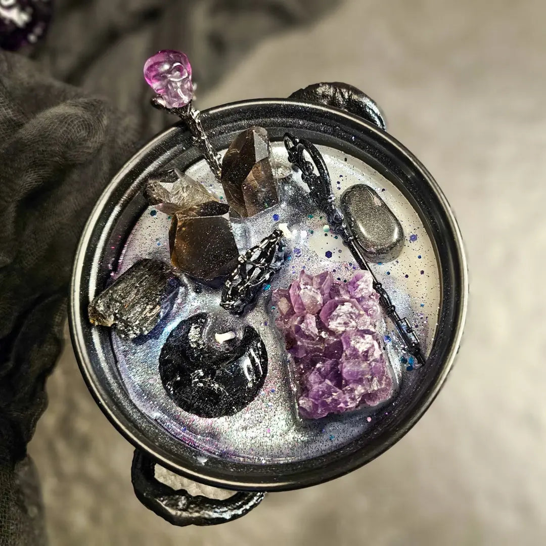 Deluxe Cauldron Candle - Protection Magick Fundamental Magick
