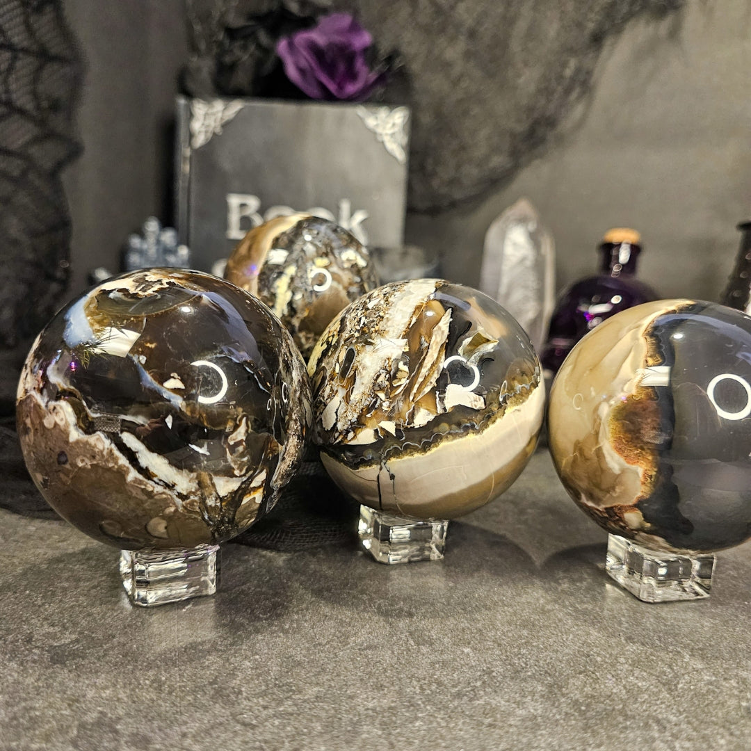Volcanic Agate Spheres