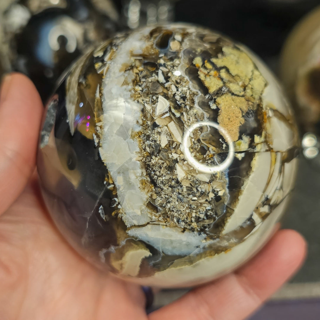 Volcanic Agate Spheres