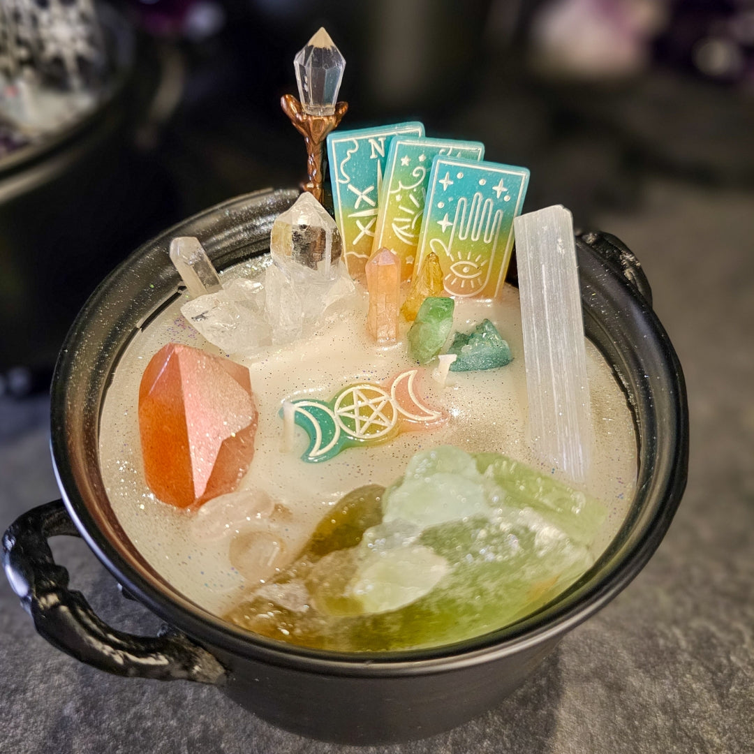 Pastel Tarot - Deluxe Cauldron Candle
