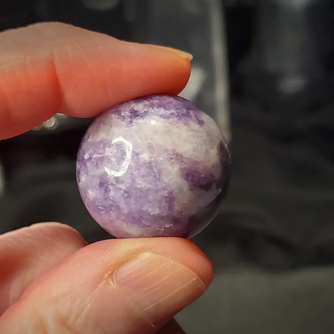 Lepidolite Mini-Sphere Fundamental Magick