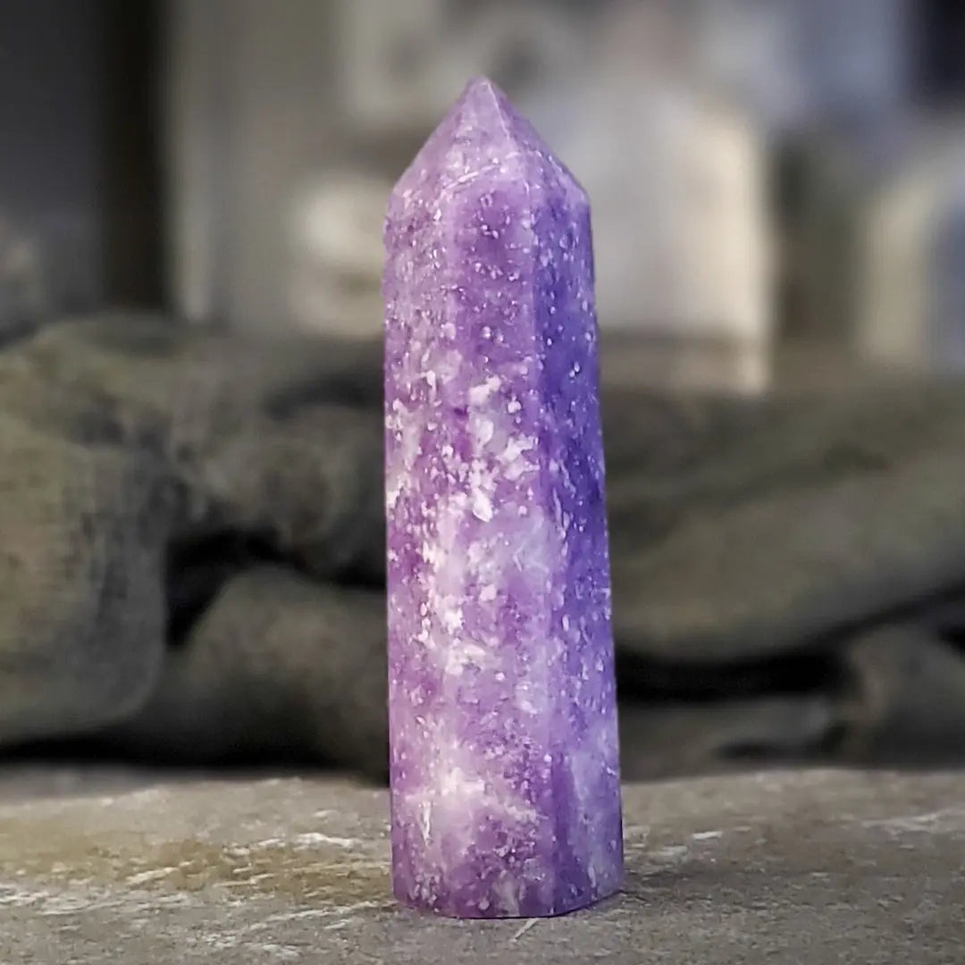 Lepidolite Tower Fundamental Magick