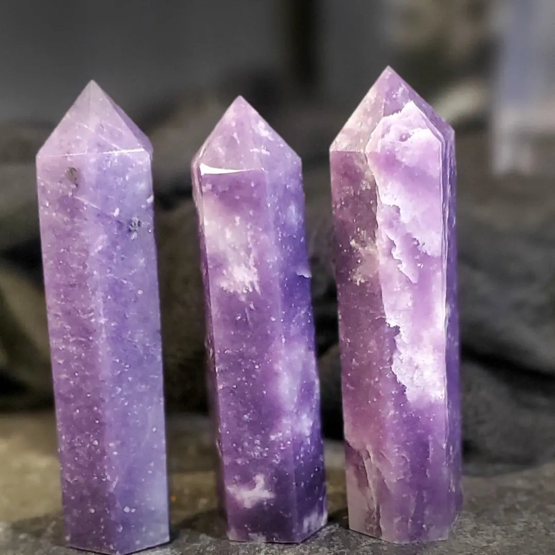 Lepidolite Tower Fundamental Magick