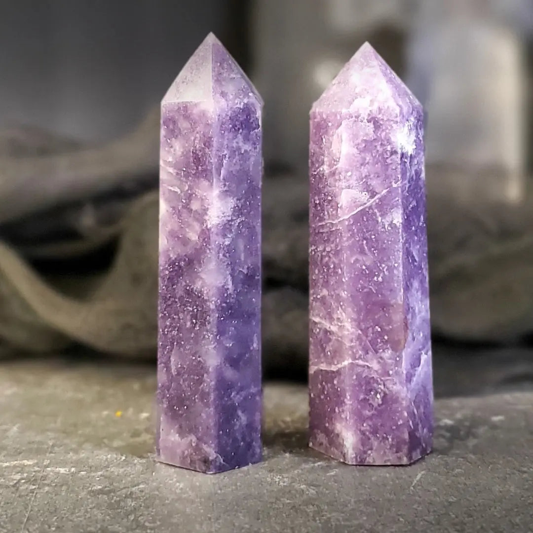 Lepidolite Tower Fundamental Magick