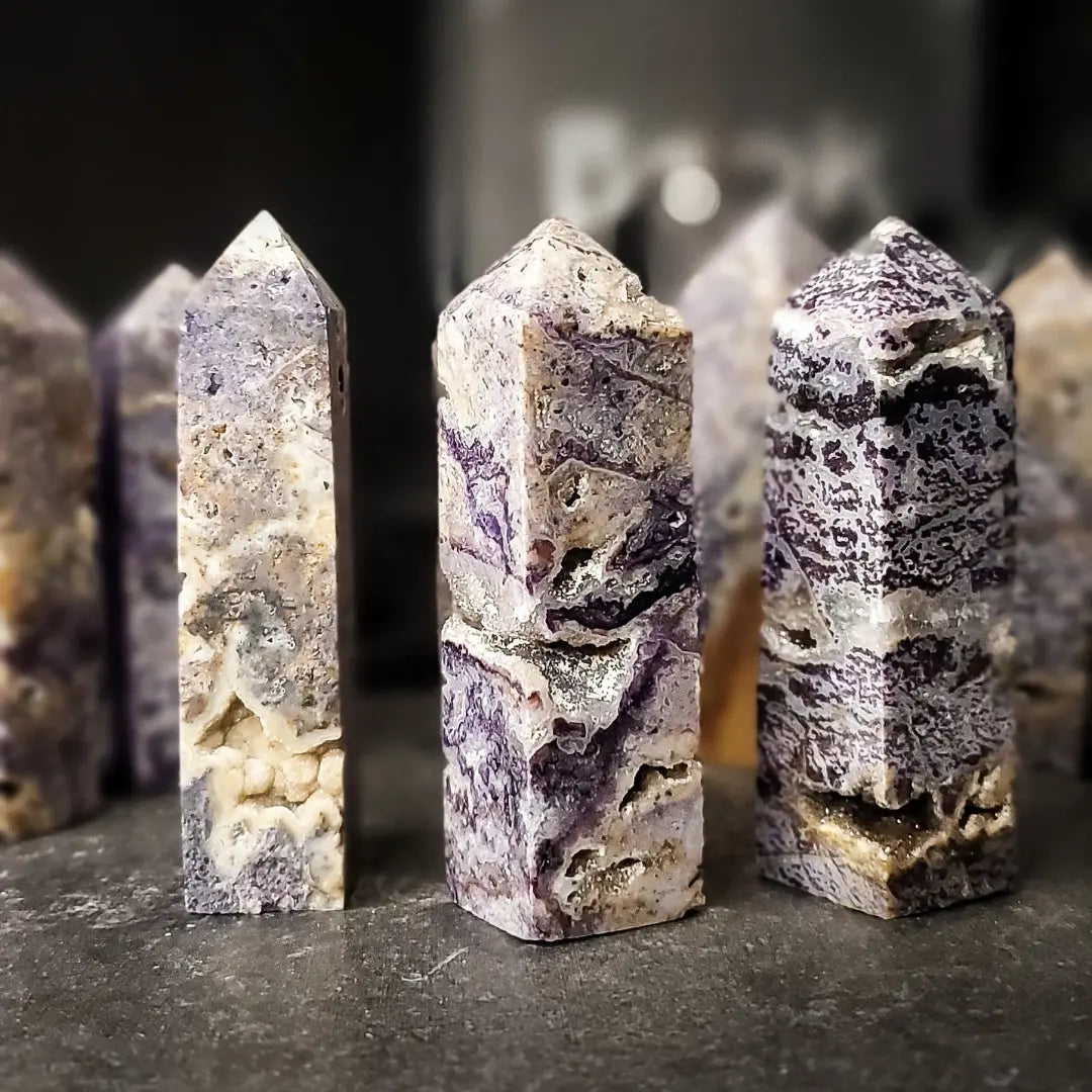 Purple Sphalerite Tower Fundamental Magick