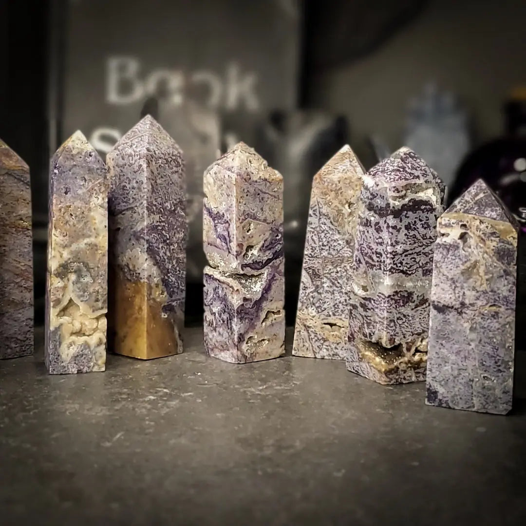 Purple Sphalerite Tower Fundamental Magick