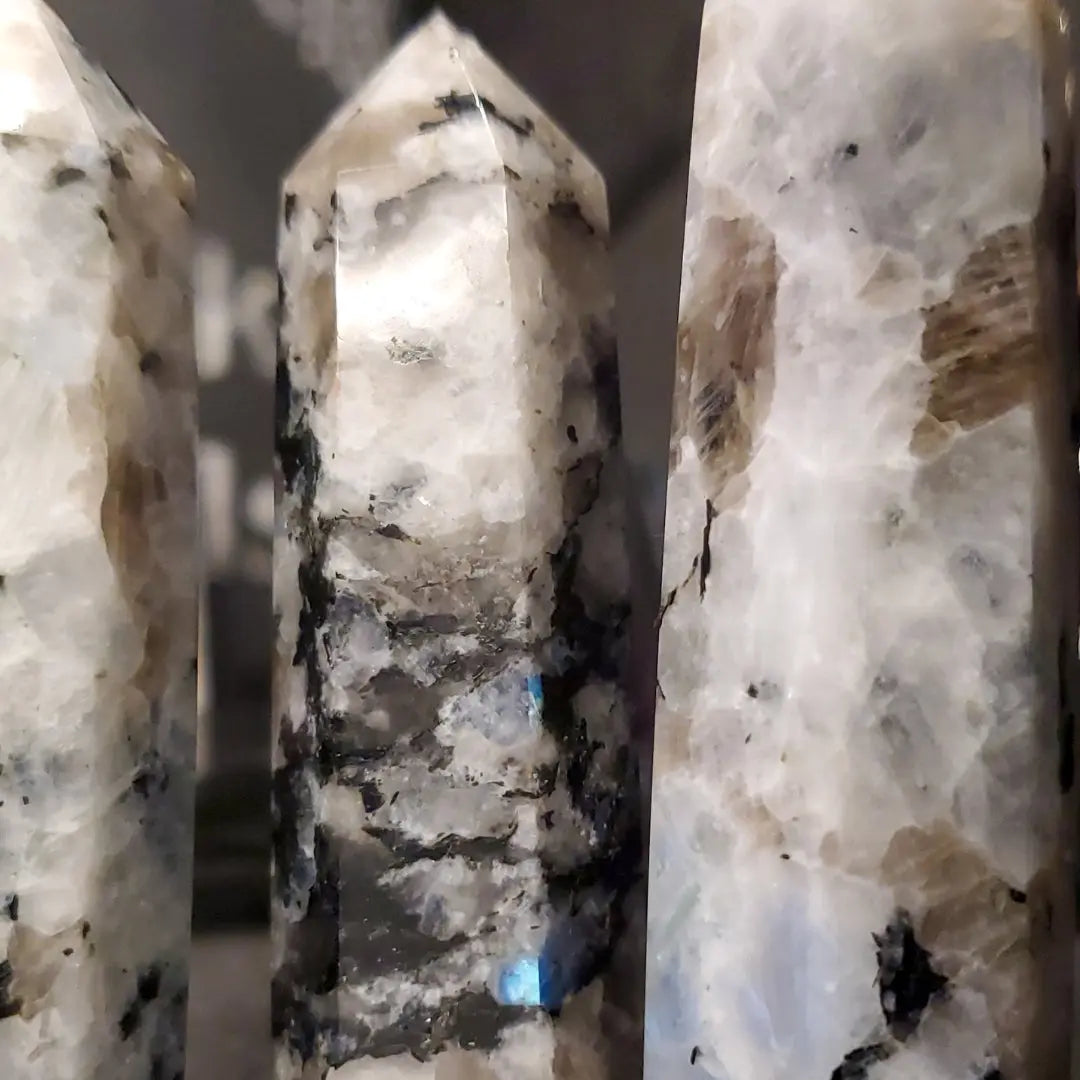 White Labradorite Towers Fundamental Magick