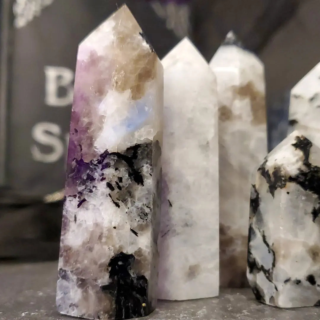 White Labradorite Towers Fundamental Magick