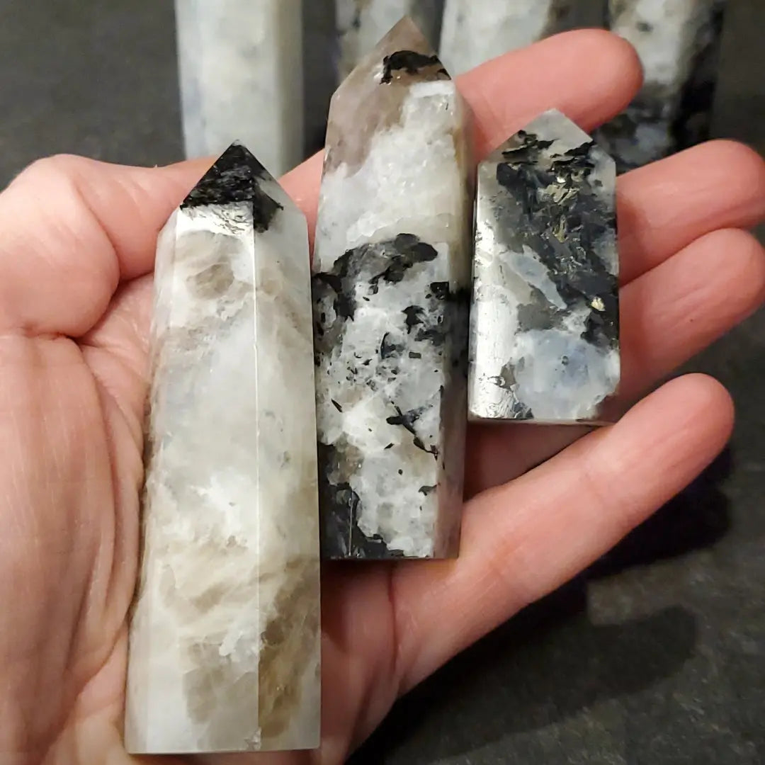 White Labradorite Towers Fundamental Magick
