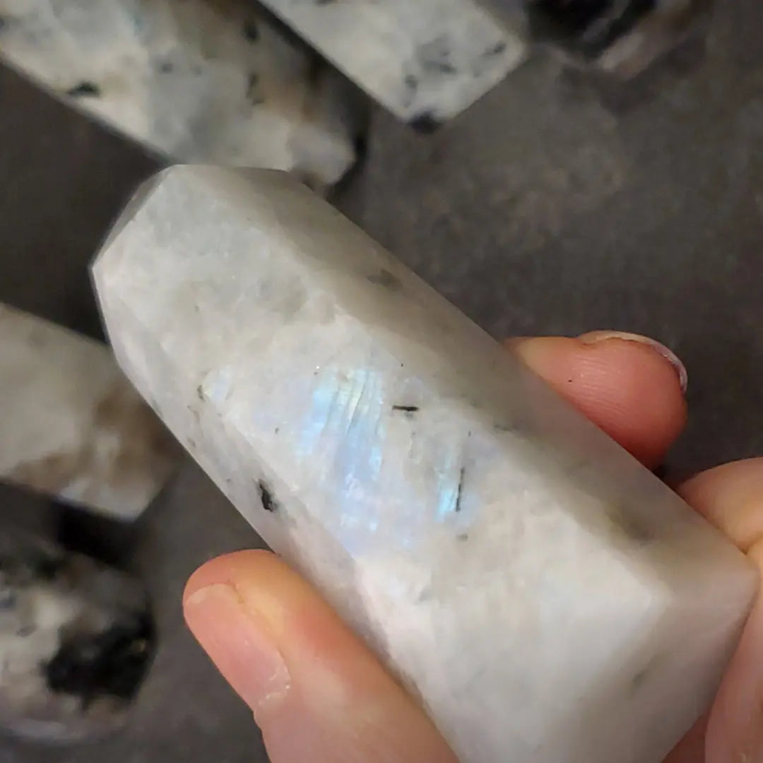 White Labradorite Towers Fundamental Magick