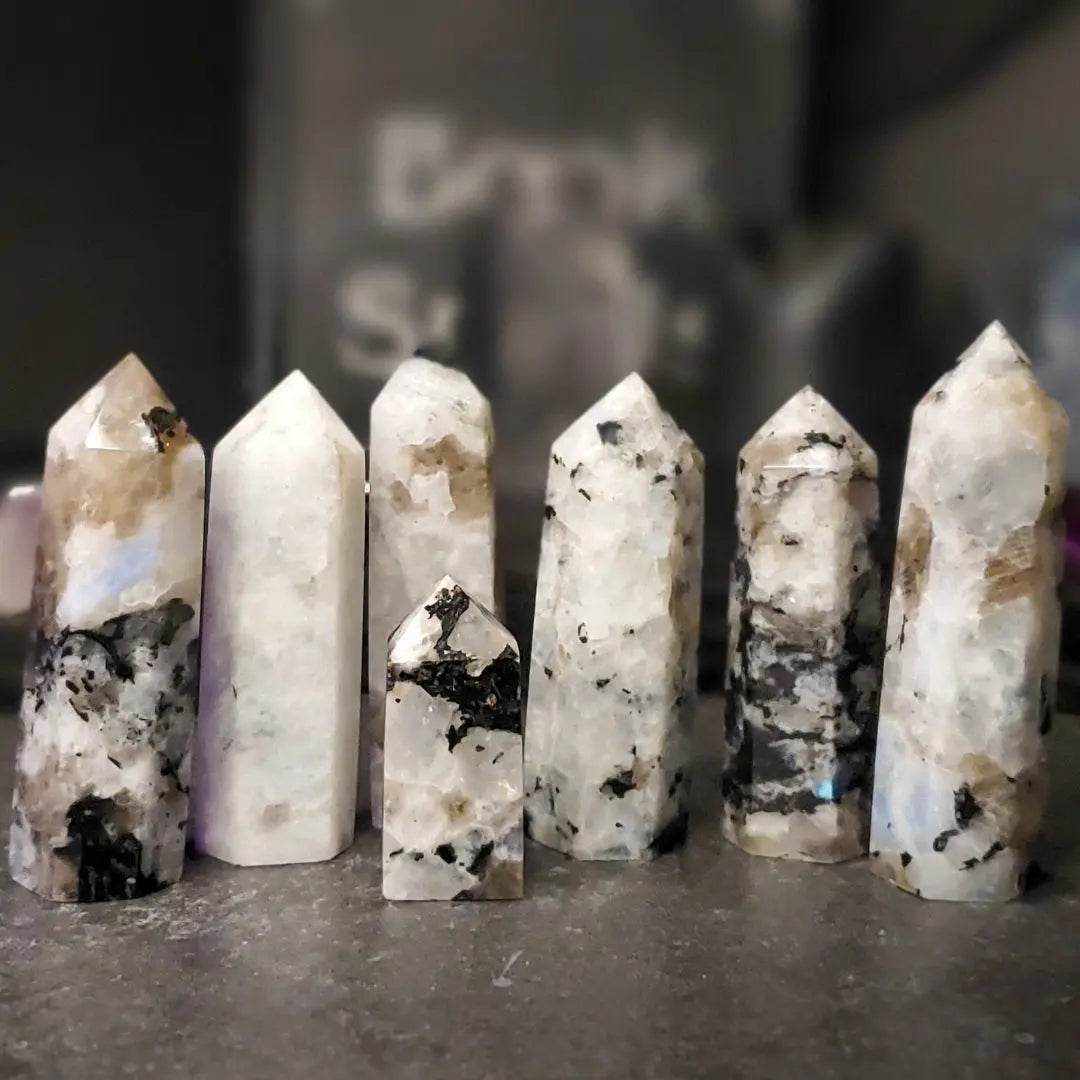 White Labradorite Towers Fundamental Magick