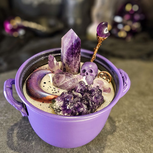 Amethyst Moon - Premium Cauldron Candle
