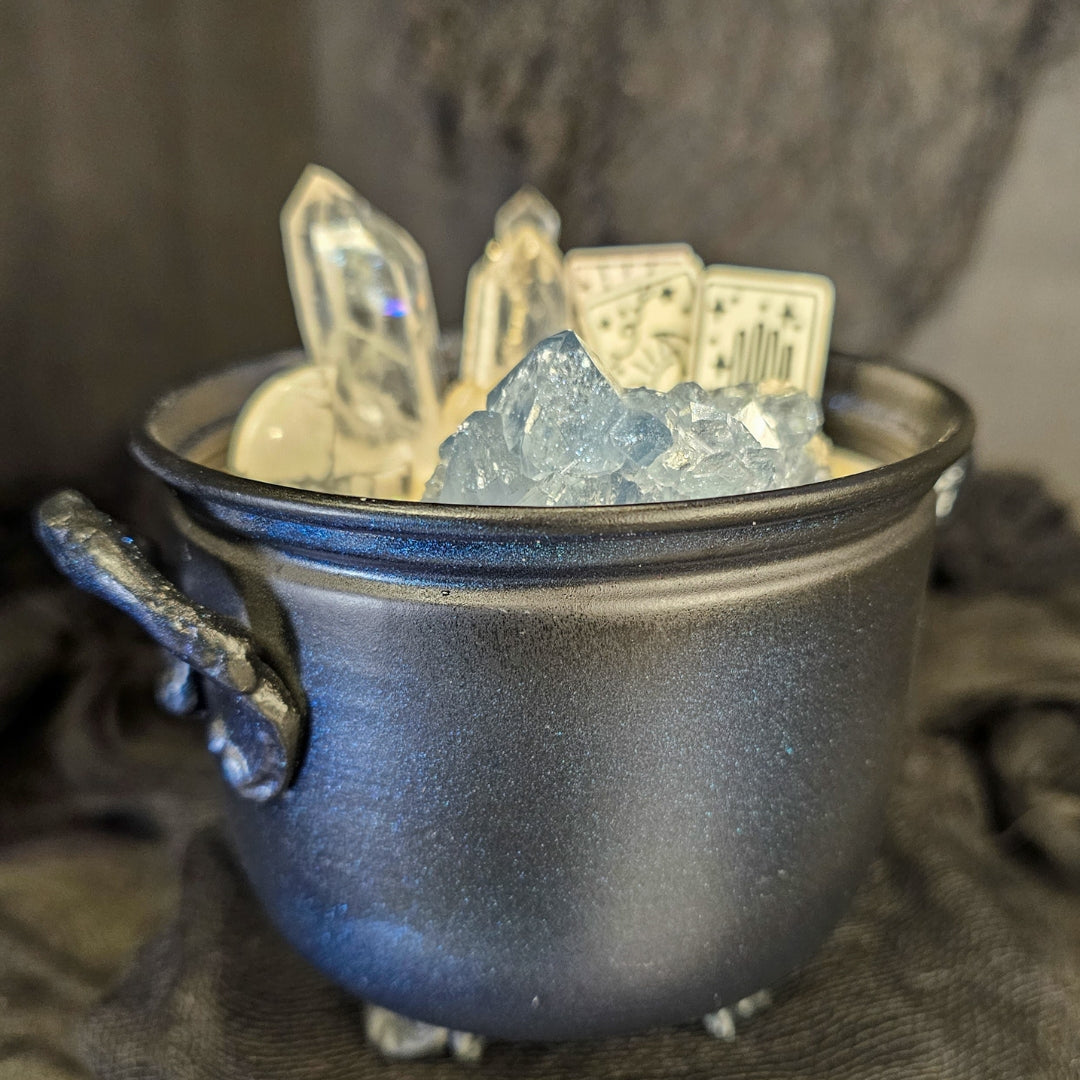 Celestine Tarot - Premium Cauldron Candle