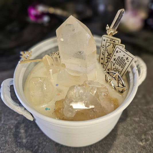 Crystal Clear - Premium Cauldron Candle