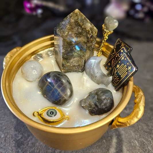 Labradorite Dream - Premium Cauldron Candle Fundamental Magick