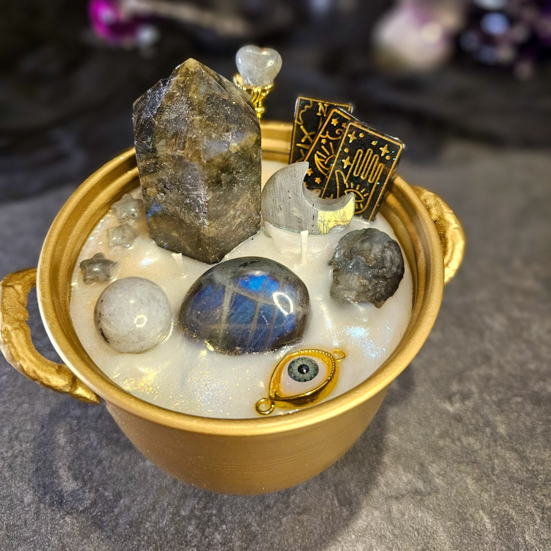 Labradorite Dream - Premium Cauldron Candle Fundamental Magick