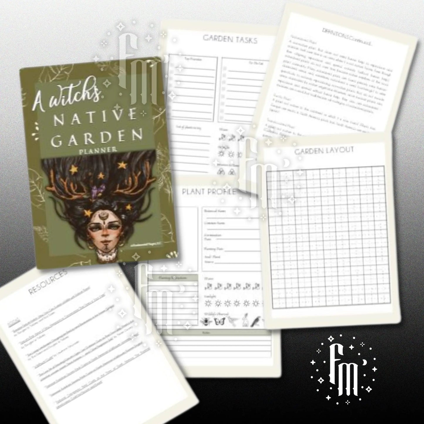 A Witch's Native Garden Planner Fundamental Magick