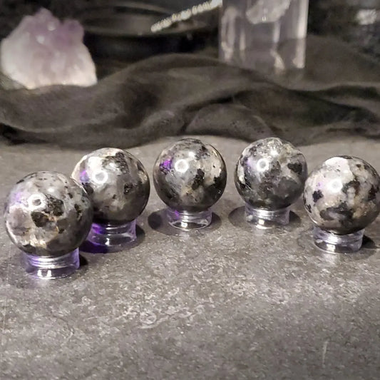 Larvikite Mini-Sphere Fundamental Magick