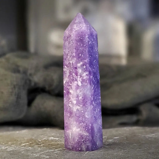 Lepidolite Tower Fundamental Magick