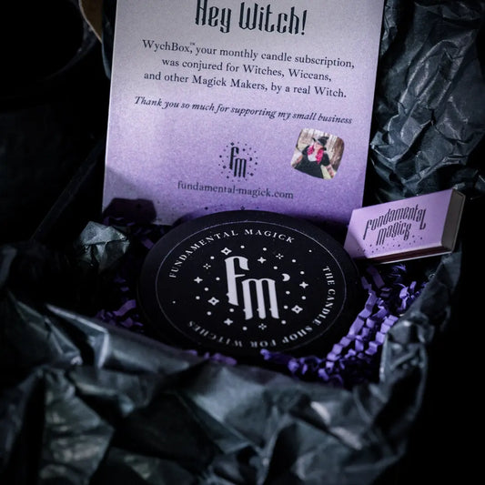 WychBox Candle Subscription Fundamental Magick
